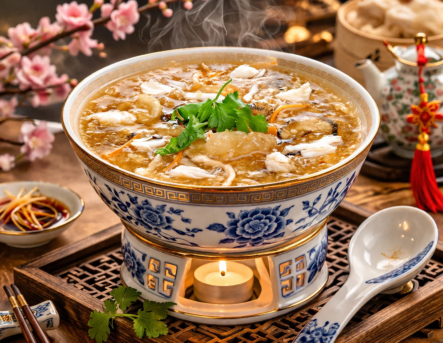Premium Crab Meat Fish Maw Soup – A Traditional Chinese Royal Delicacy