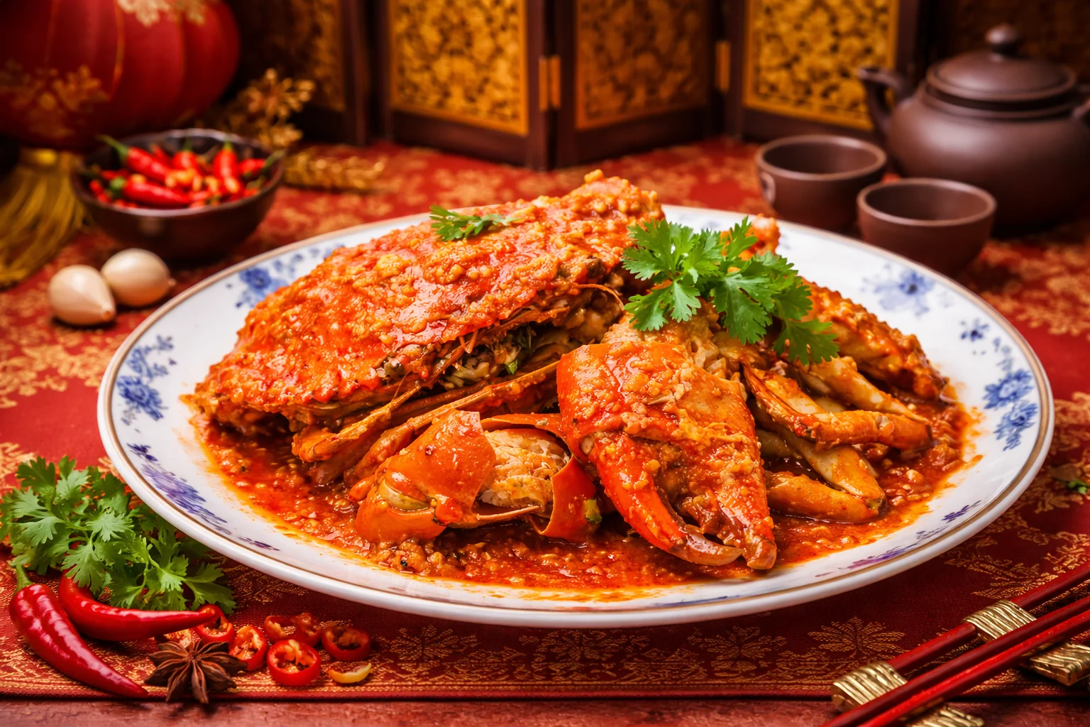 Authentic Singapore Chilli Crab – The Iconic Seafood Experience at Marina Crab Seafood House