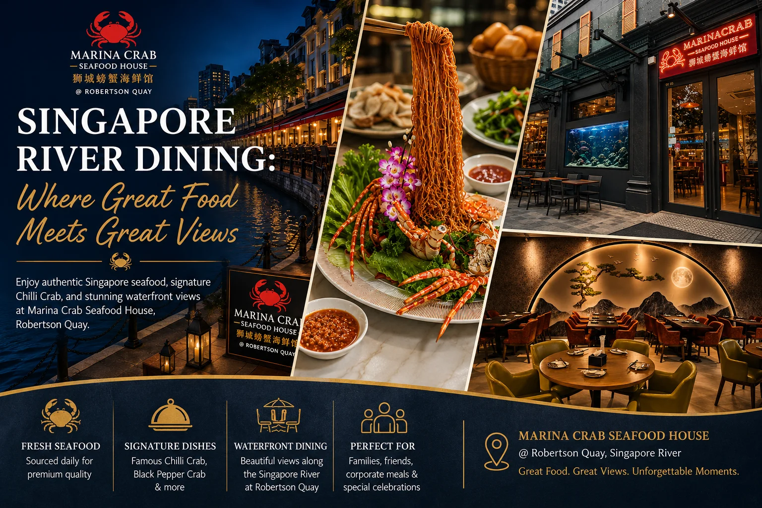 Singapore River Dining: Where Great Food Meets Great Views